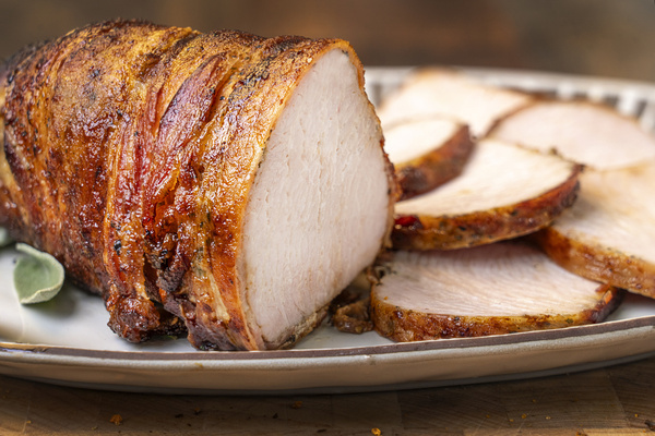 image of Turkey Breast Roast Bacon Wrap