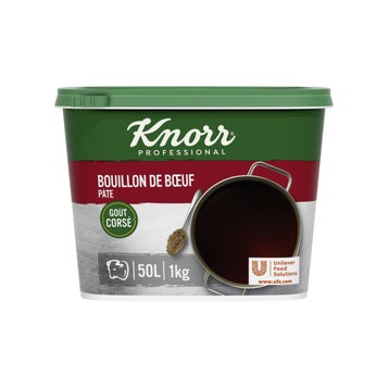 Bouillon de boeuf en pâte