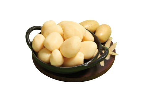 Pomme de terre cuite vapeur ronde