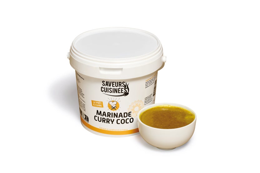 Marinade curry coco