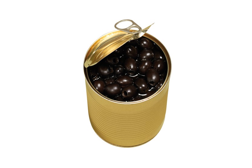 Olive noire dénoyautée