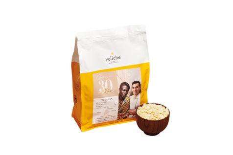 Chocolat belge de couverture blanc Obsession 30