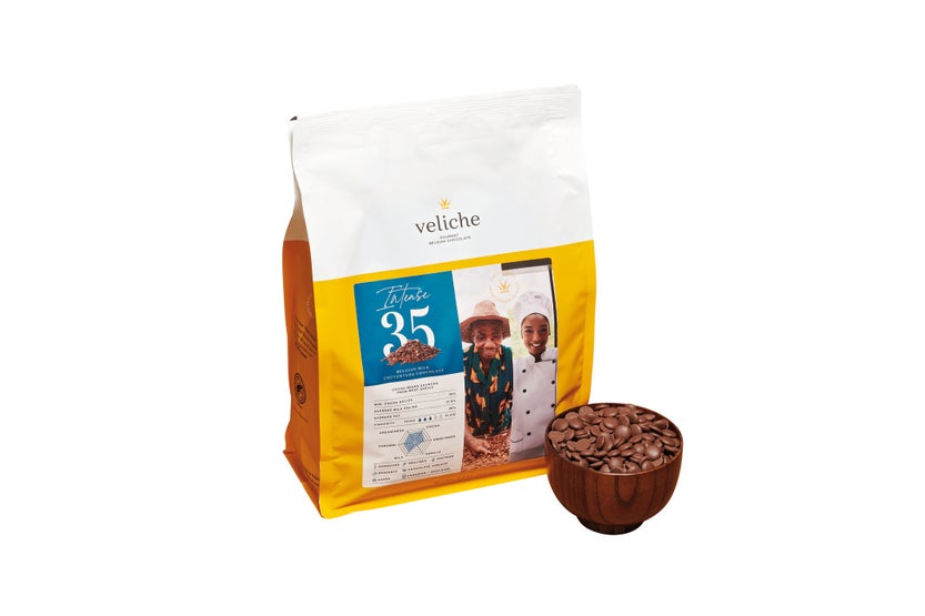 Belgische couverturechocolade melk Intense 35