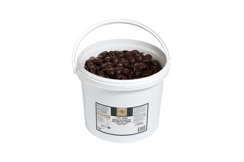 Chocolat de couverture noir