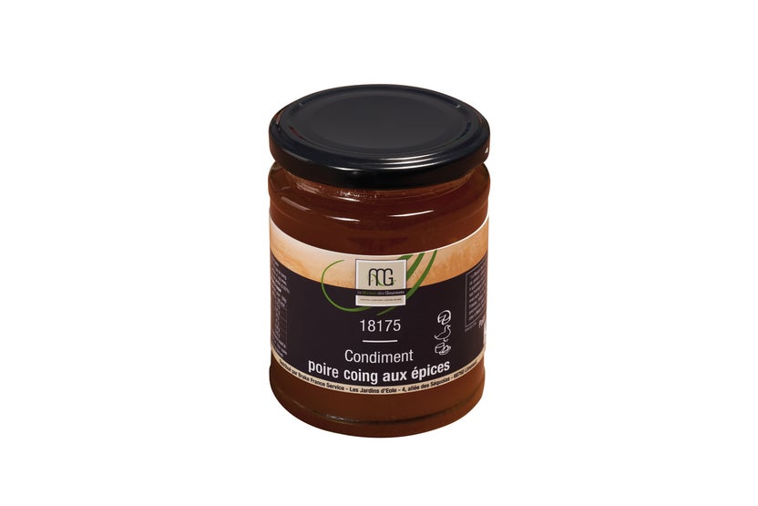 Condiment poire-coing aux épices