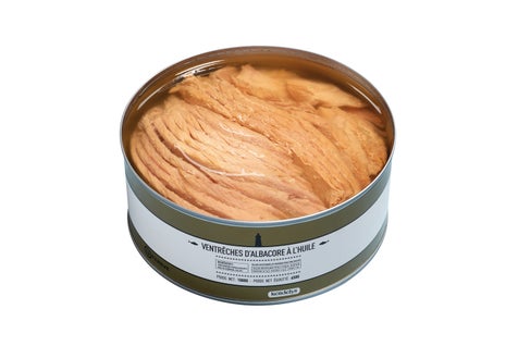 Ventrêche de thon albacore à l'huile