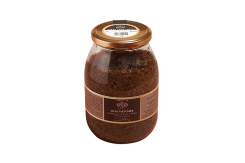 Salsa tartufata, champignons de Paris et truffes d'été aromatisées