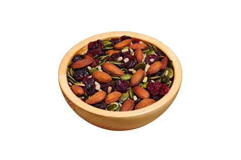 Mélange de fruits secs et graines