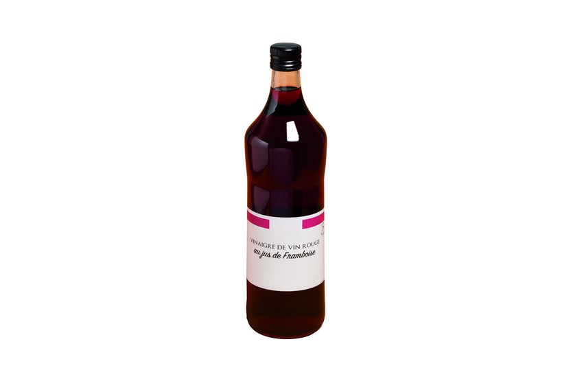 Vinaigre de vin aromatisé au jus de framboise