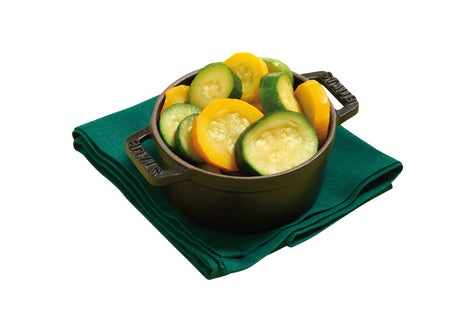 Duo de courgettes jaune et verte Minute