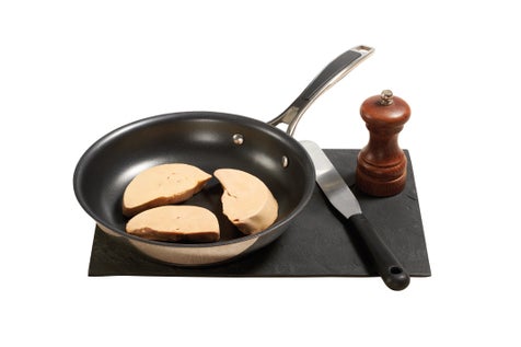 Foie gras de canard cru en escalopes