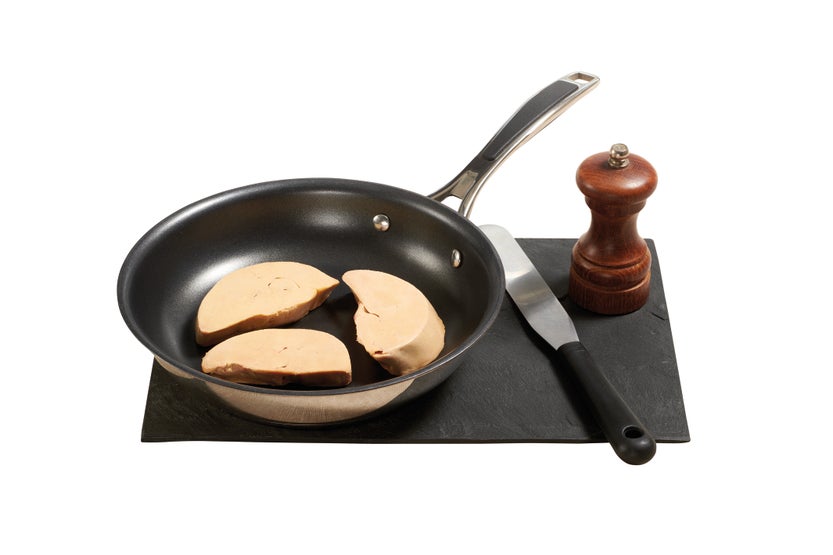 Foie gras de canard cru en escalopes