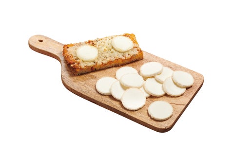 Tranche ronde de chèvre affiné