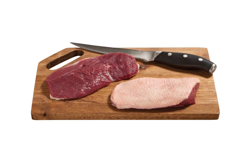 Filet van wijfjeseend met vel