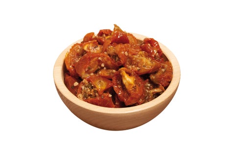 Tomate confite aux herbes