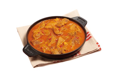 Sauté de veau au curry rouge