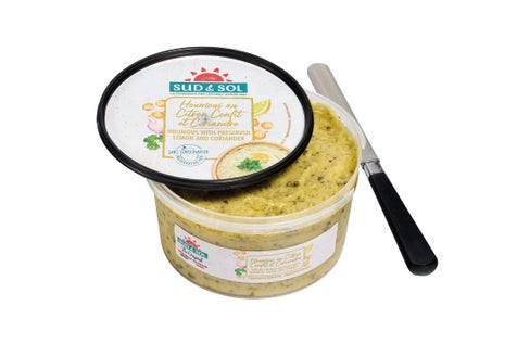 Houmous au citron confit et coriandre