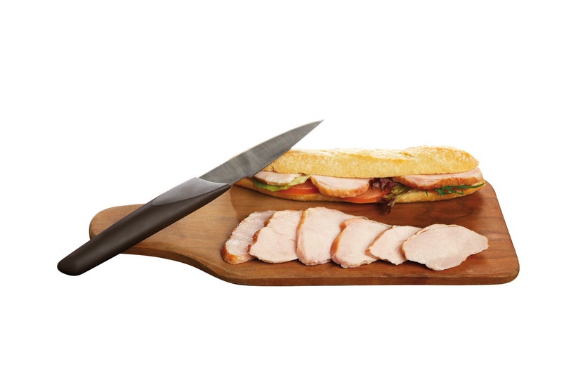 Émincé de filet de poulet cuit fumé