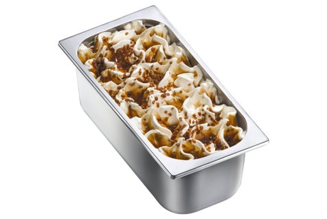 Glace vanille éclats de caramel