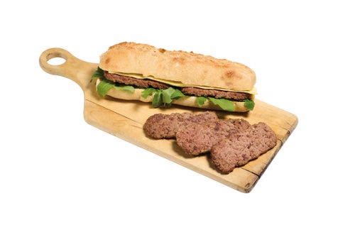 Steak haché ''baguette'' cuit à coeur VBF