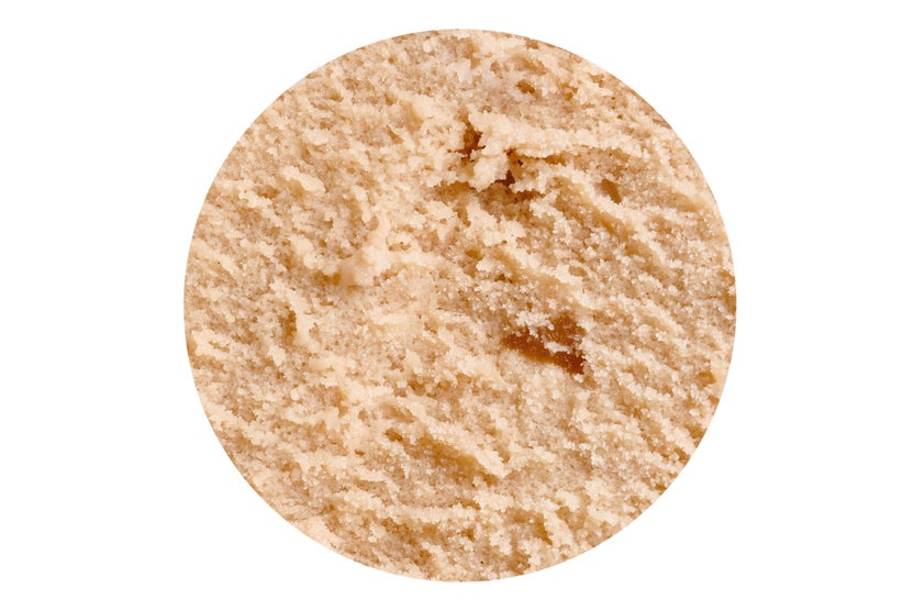 Crème glacée marron avec brisures de marrons glacés
