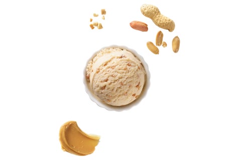 Crème glacée cacahuète