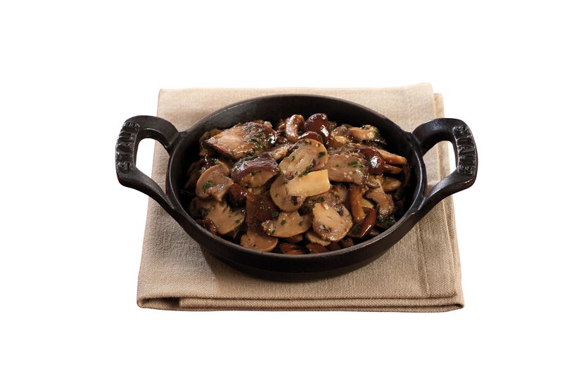 Poêlée de champignons cuisinés