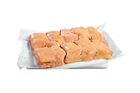 Foie gras de canard cru déveiné