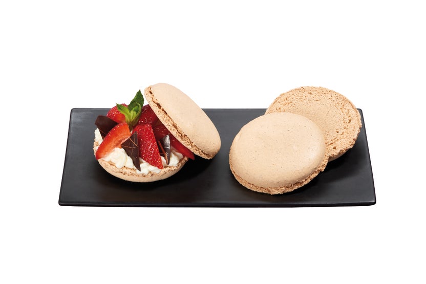 Coque de macaron vanille
