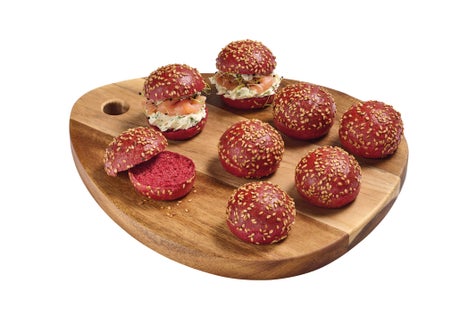 Mini-pain burger rose