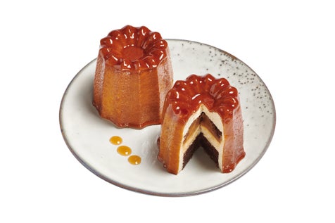 Cannelé trompe l'oeil vanille caramel