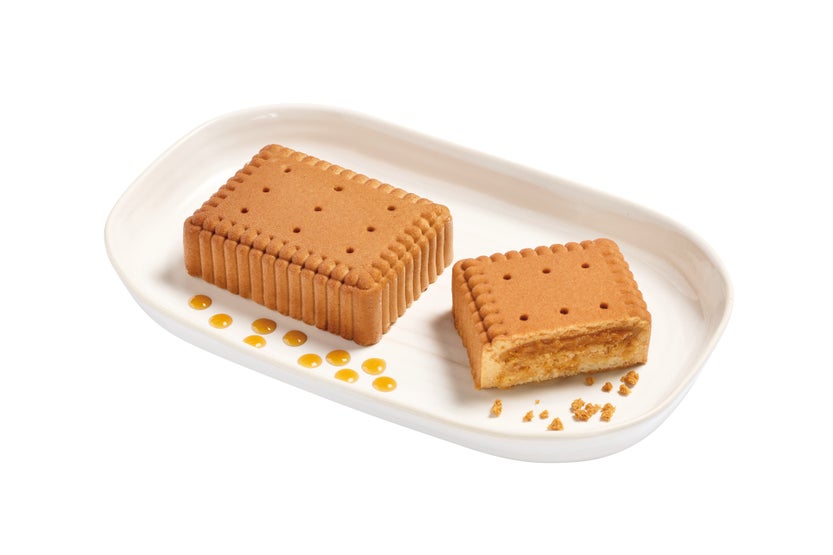 Biscuit trompe l'oeil speculoos karamel