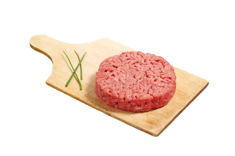 Ronde hamburger op slagerswijze Black Angus