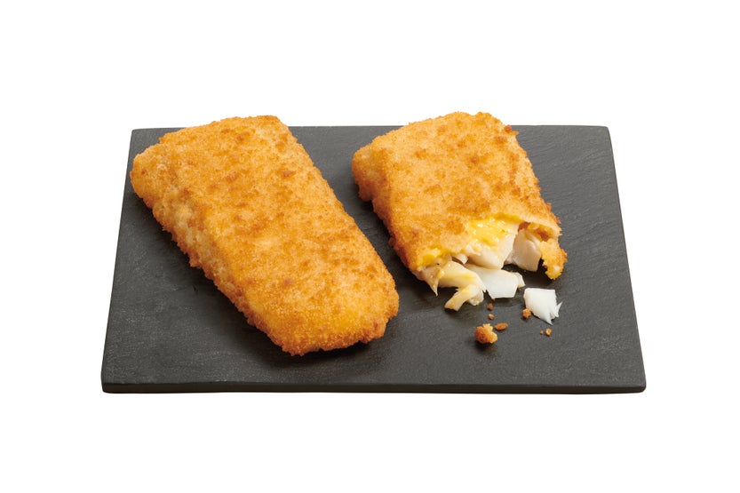 Fileté colin d'Alaska au cheddar fondu préfrit MSC