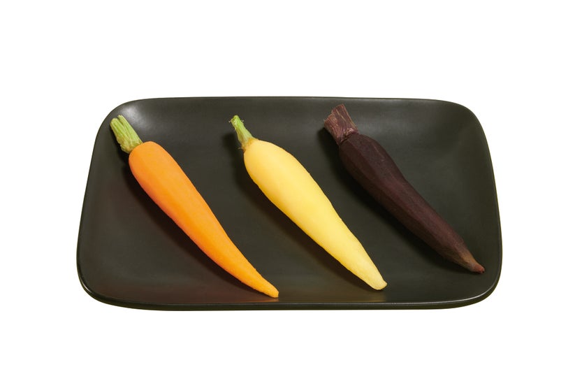 Trio de mini-carottes