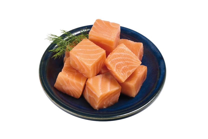 Cube de saumon atlantique