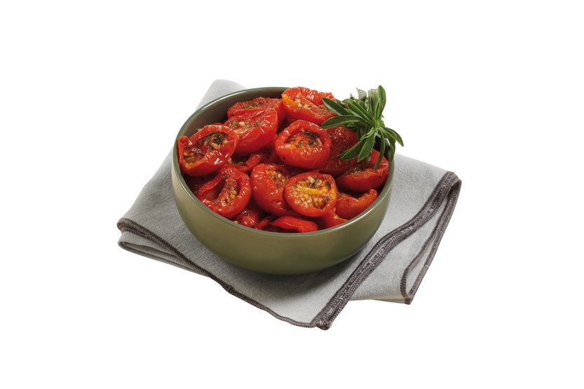 Demi-tomate cerise confite aux herbes