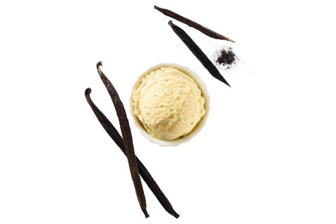 Crème glacée à la vanille de Madagascar