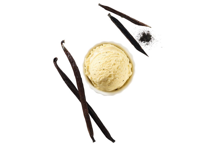 Crème glacée à la vanille de Madagascar