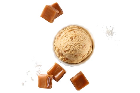 Crème glacée caramel beurre salé