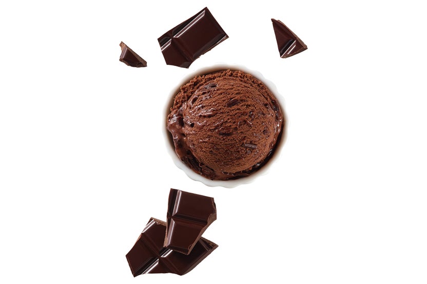 Crème glacée chocolat