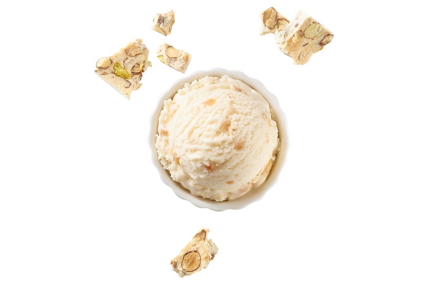 Crème glacée nougat
