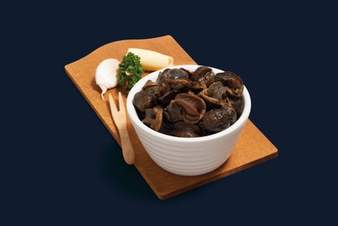 Chair d'escargots de Bourgogne cuite