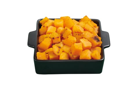 Cubes de butternut grillé