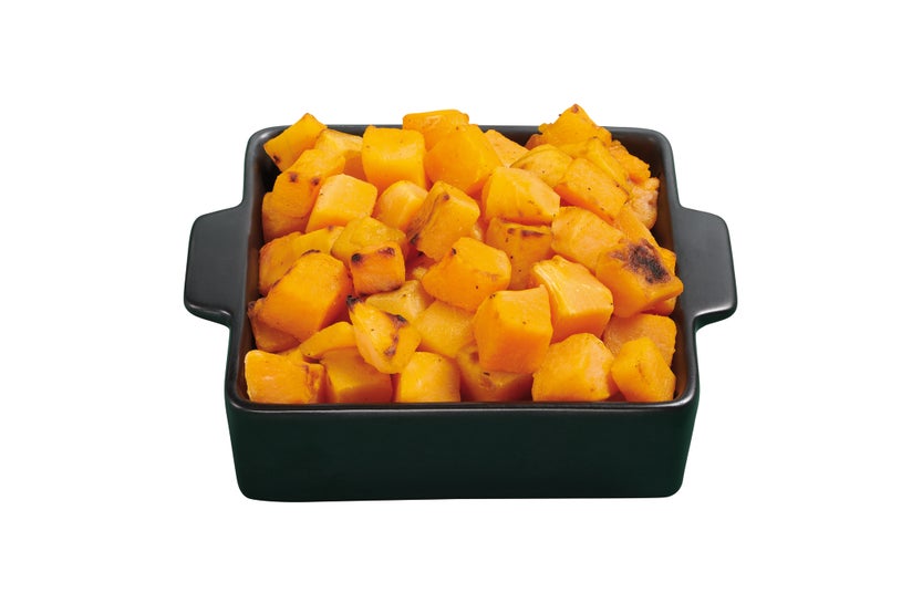 Cubes de butternut grillé