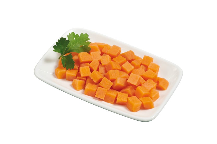 Patate douce en grosse brunoise