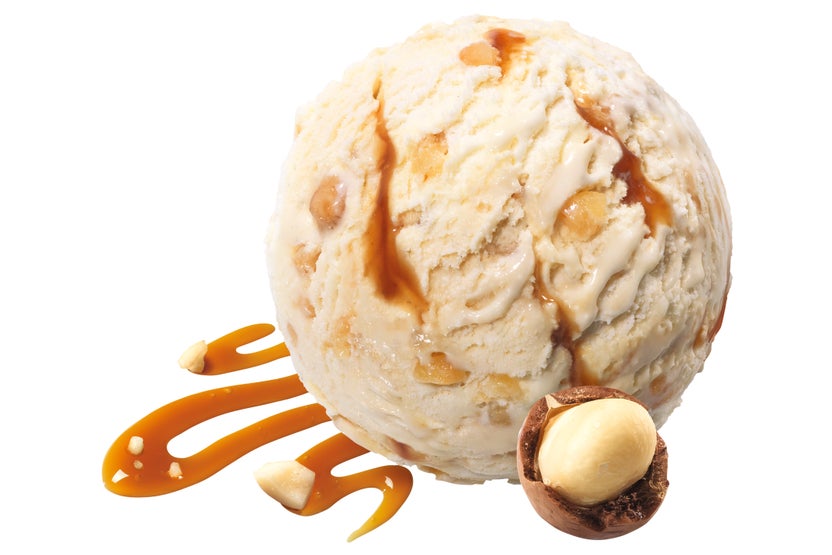 Crème glacée Macadamia Dulce de Leche