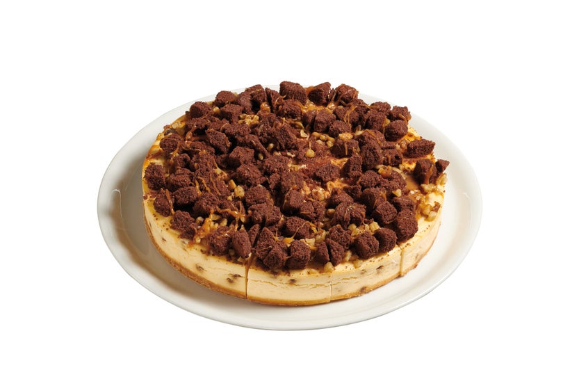Rocky toffee cheesecake