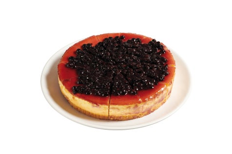 New York cheesecake aux myrtilles