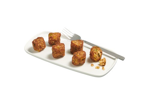Boulette sarrasin-lentille aux légumes cuite
